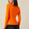 Square Neck Form Fitted Tee - Image 11