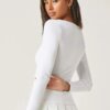 Square Neck Form Fitted Tee - Image 12