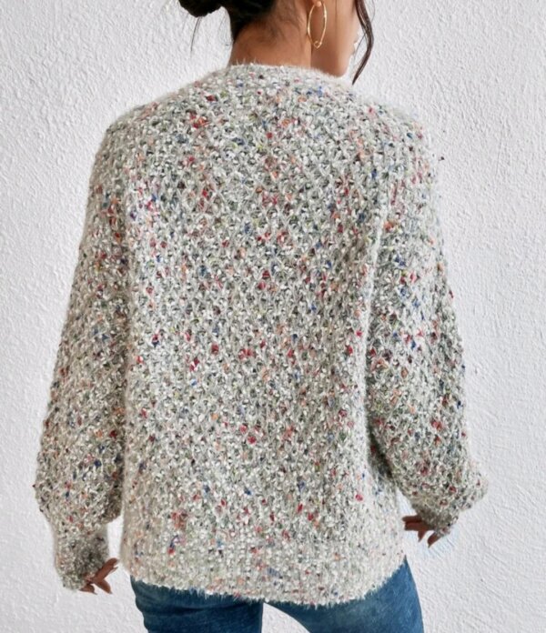 Space Dye Bishop Sleeve Jumper - Image 3