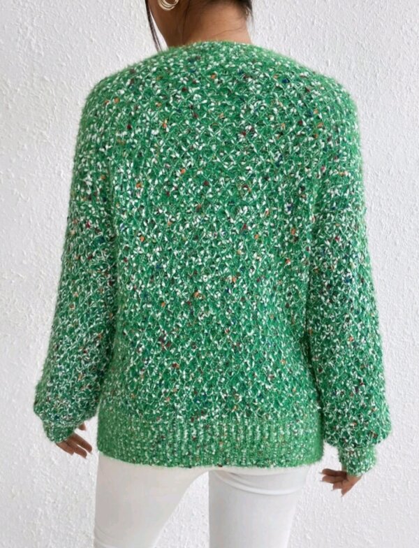 Space Dye Bishop Sleeve Jumper - Image 7