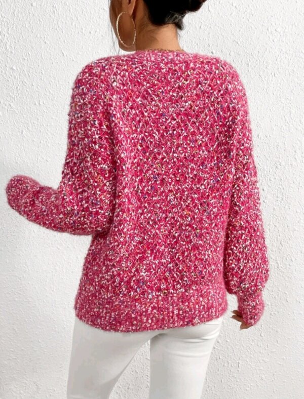 Space Dye Bishop Sleeve Jumper - Image 9