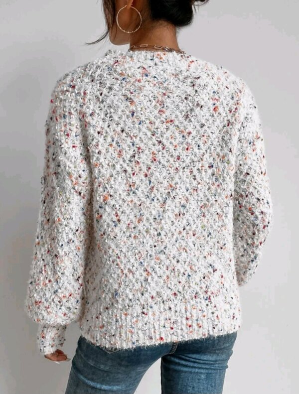 Space Dye Bishop Sleeve Jumper - Image 11