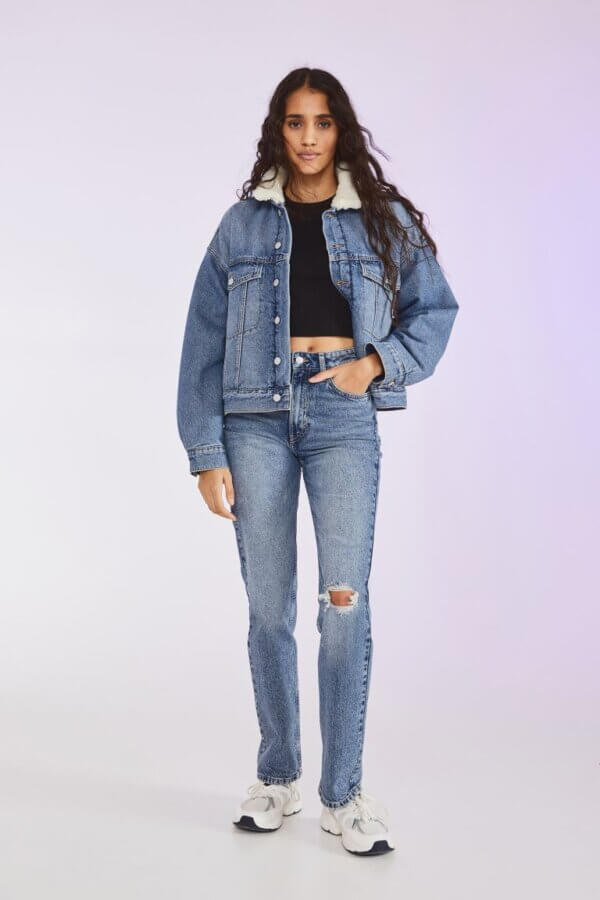 Vintage Straight High Jeans