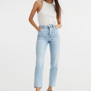 Mom High Ankle Jeans