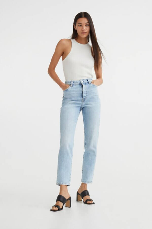 Mom High Ankle Jeans