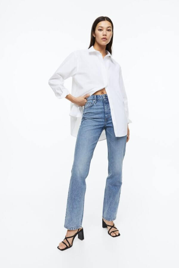 Vintage Straight High Jeans - Image 3